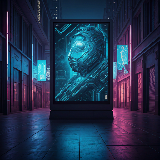 Digital advertising display panels
