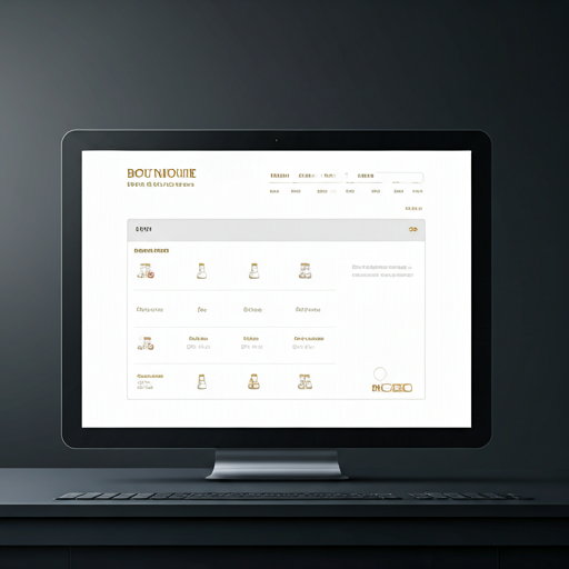 Luxury boutique ecommerce